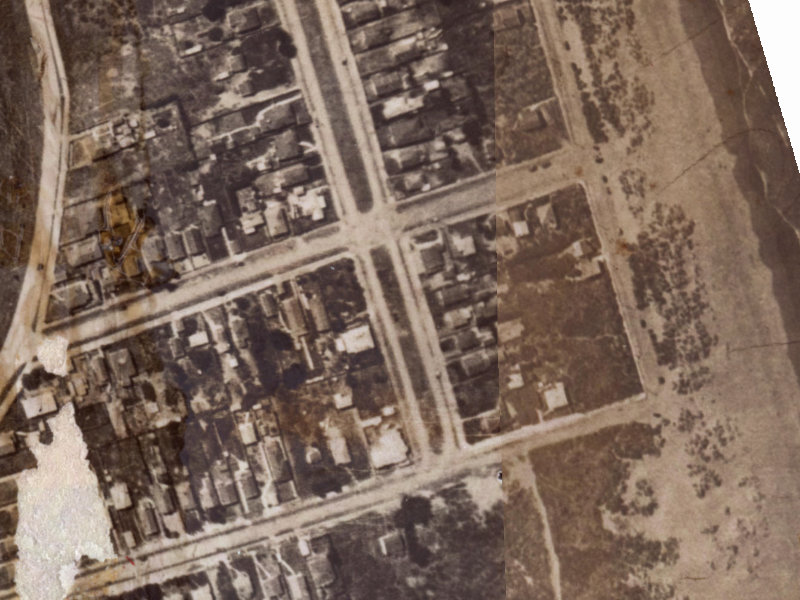 133E Oram Avenue from the air, 1925-1929