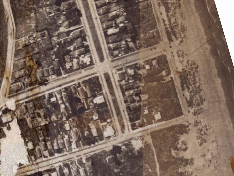 135 Oram Avenue from the air, 1925-1929