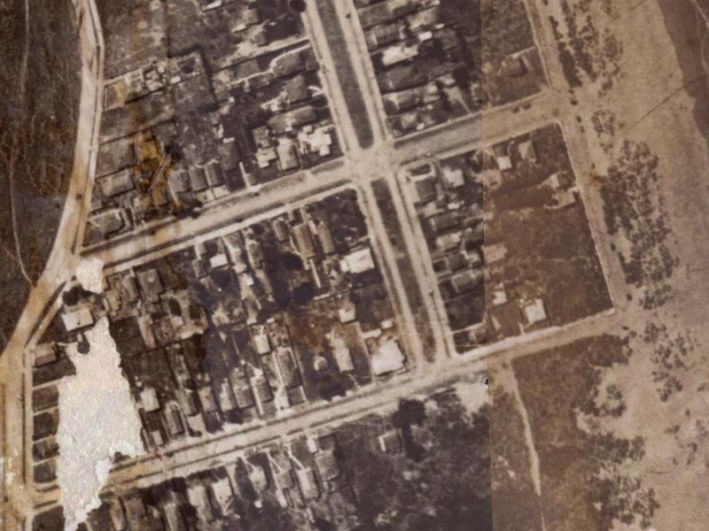 138 Oram Avenue from the air, 1925-1929