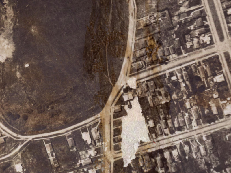 115A Union Street from the air, 1925-1929