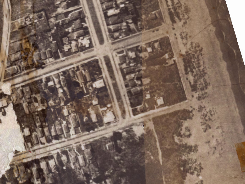 141 Oram Avenue from the air, 1925-1929