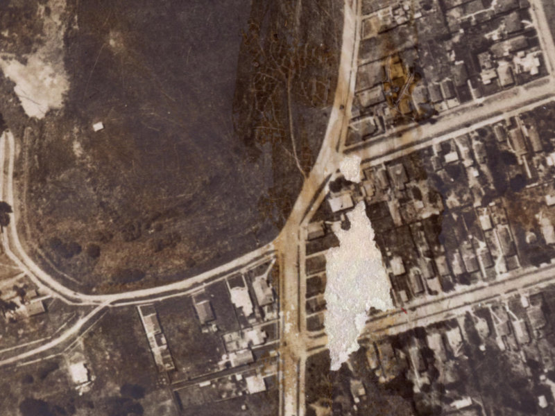 117 Union Street from the air, 1925-1929