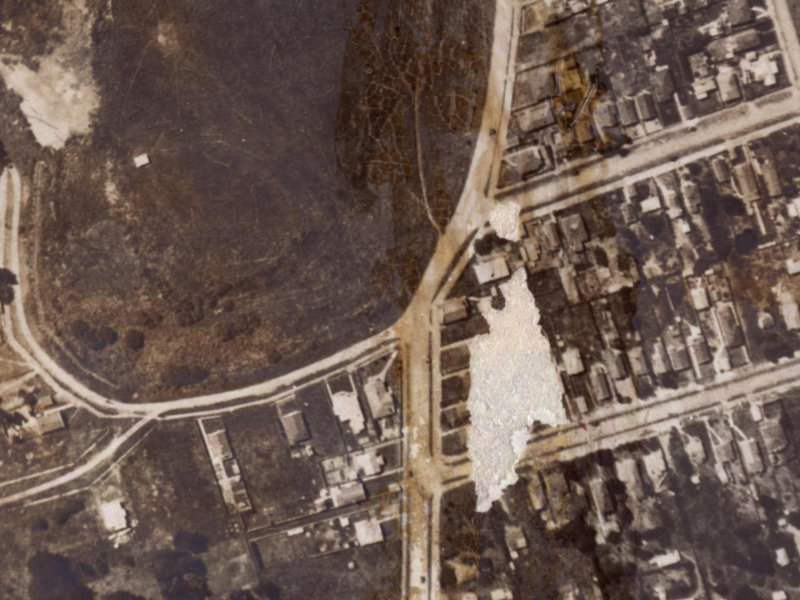 119 Union Street from the air, 1925-1929