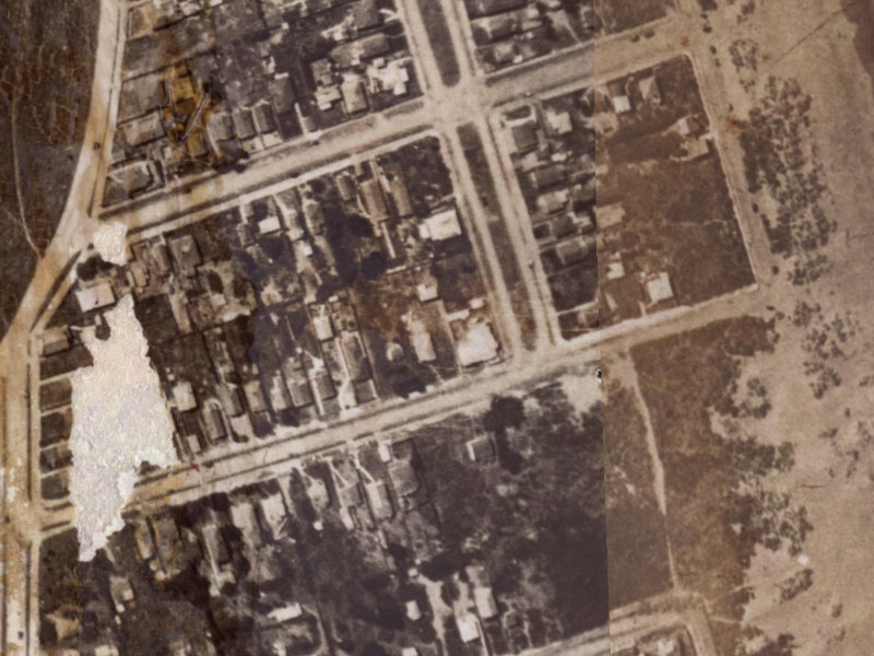 30 Shackleton Street from the air, 1925-1929