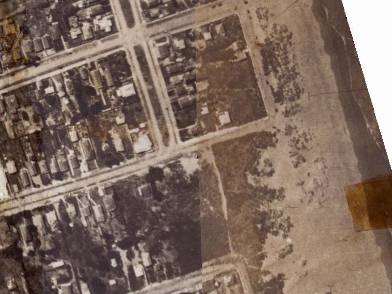 14 Shackleton Street from the air, 1925-1929