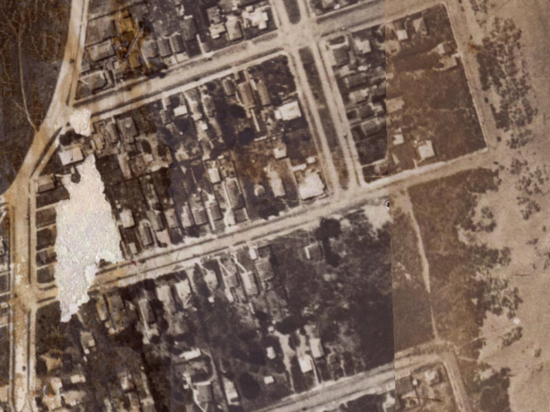 34 Shackleton Street from the air, 1925-1929