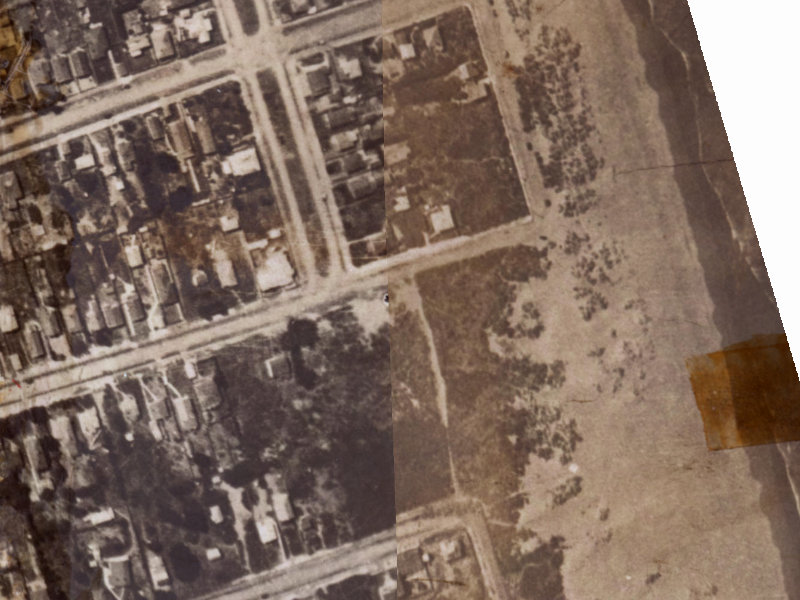 1 Shackleton Street from the air, 1925-1929