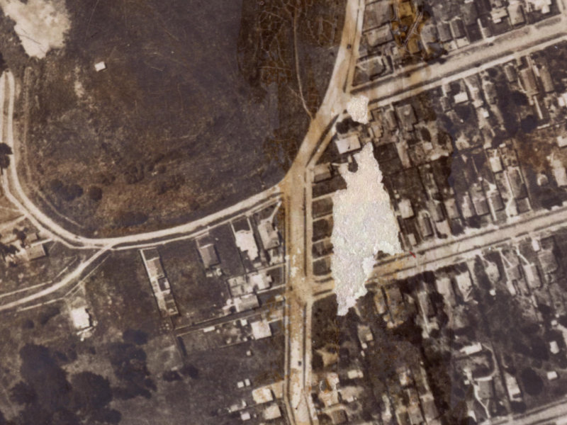 124 Union Street from the air, 1925-1929