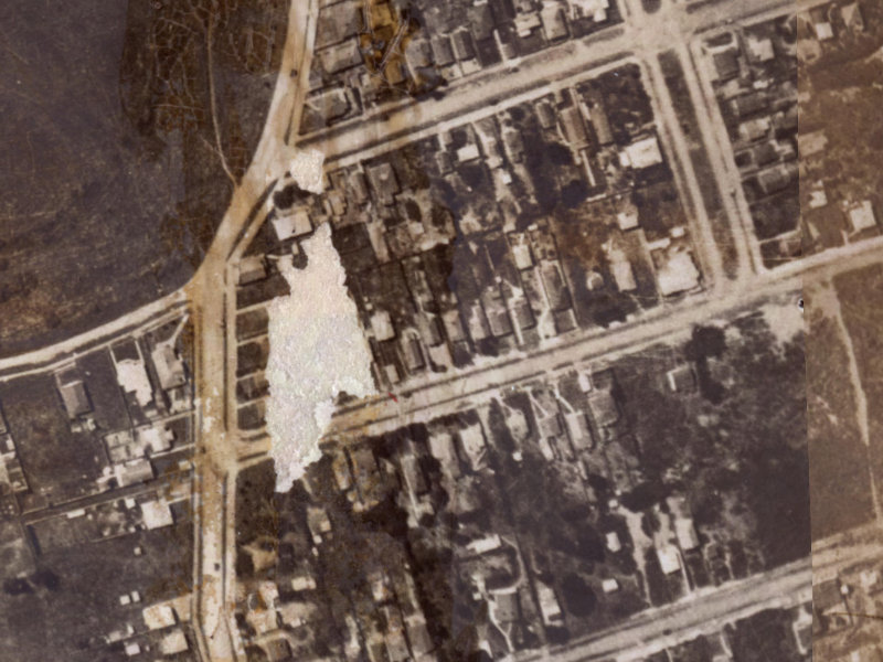 50 Shackleton Street from the air, 1925-1929