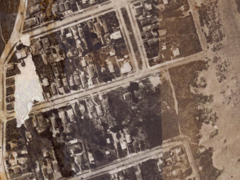 31 Shackleton Street from the air, 1925-1929