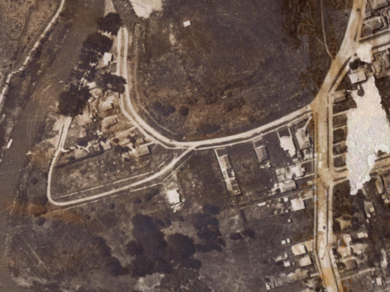 1 Evans Avenue from the air, 1925-1929