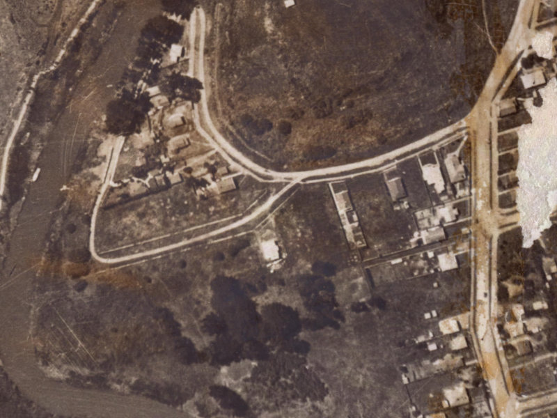 3 Evans Avenue from the air, 1925-1929