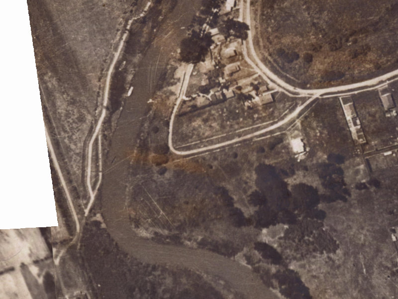 15-17 Evans Avenue from the air, 1925-1929