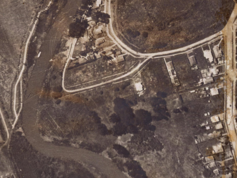 11 Evans Avenue from the air, 1925-1929