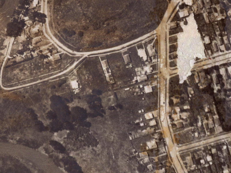 134A Union Street from the air, 1925-1929