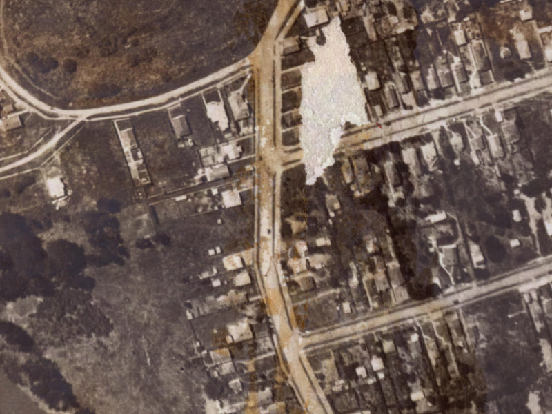 137 Union Street from the air, 1925-1929