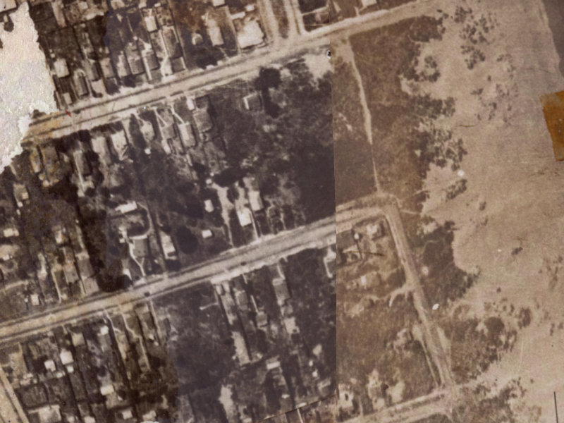 18A Mountbatten Street from the air, 1925-1929