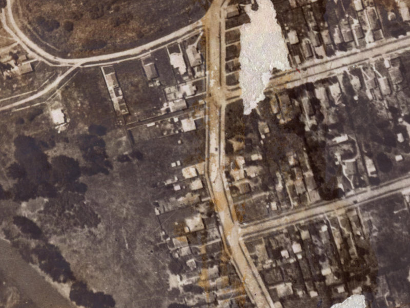 140A Union Street from the air, 1925-1929