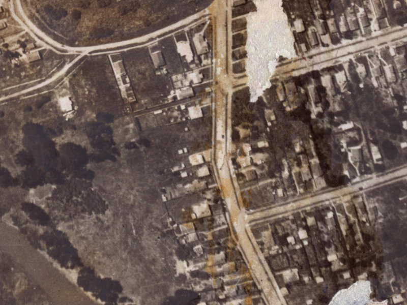 144 Union Street from the air, 1925-1929