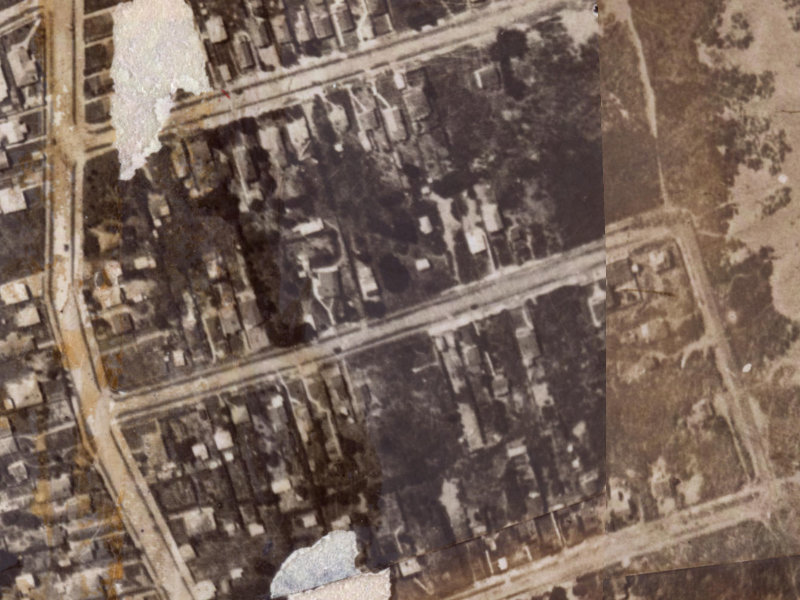Mountbatten Street from the air, 1925-1929