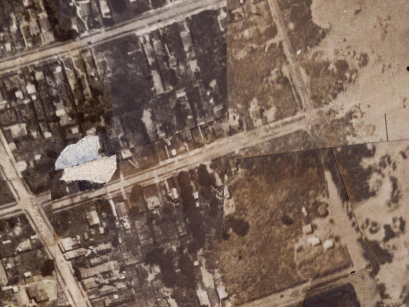 19 Tovey Street from the air, 1925-1929
