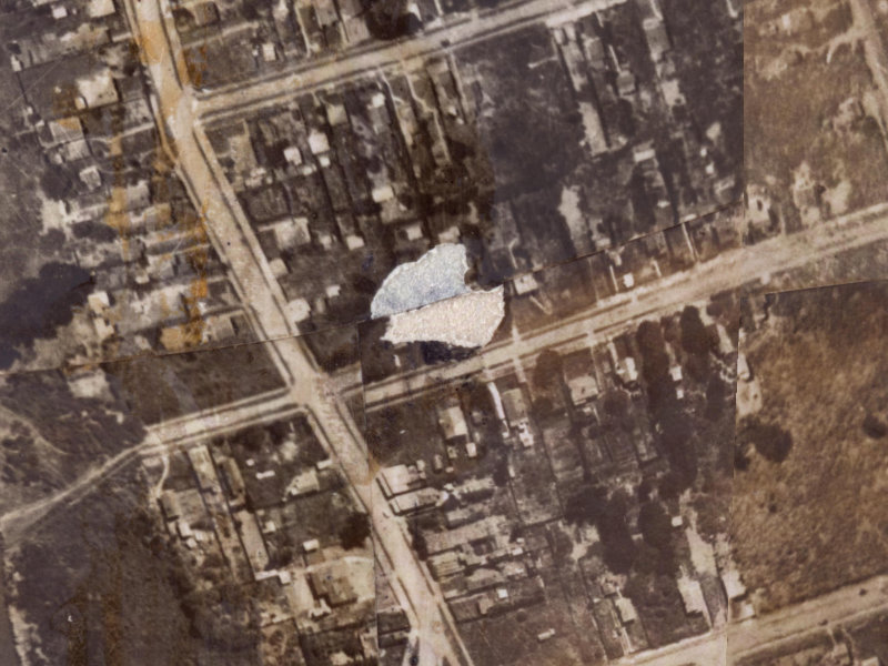 Tovey Street from the air, 1925-1929