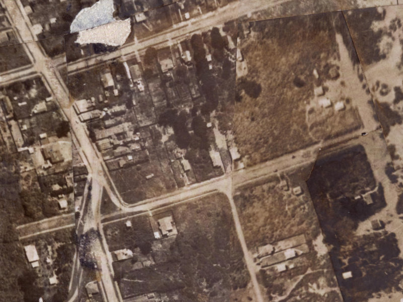 30 Jervois Street from the air, 1925-1929