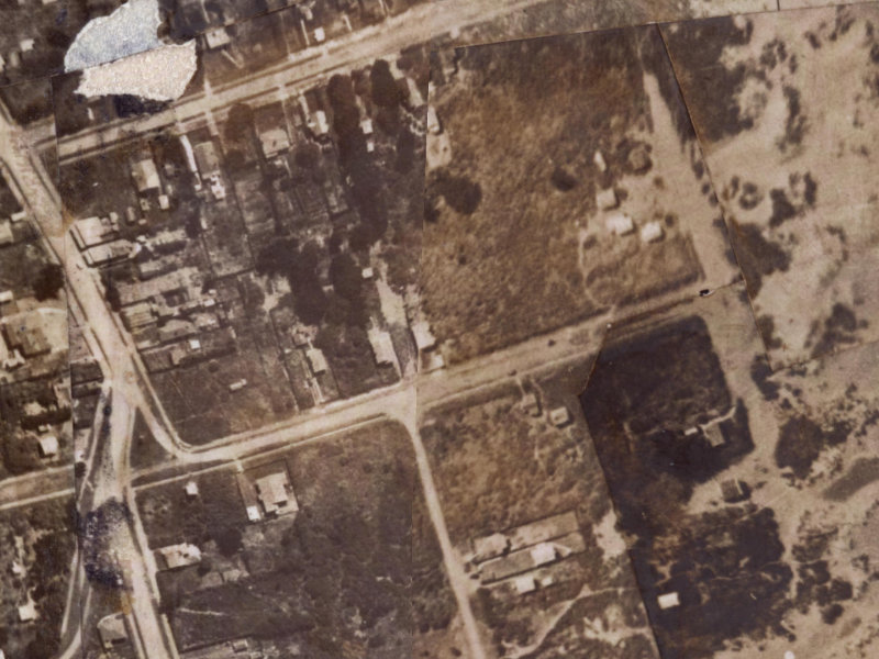24 Jervois Street from the air, 1925-1929