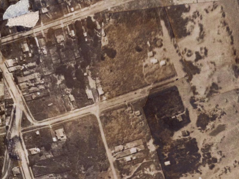 20 Jervois Street from the air, 1925-1929