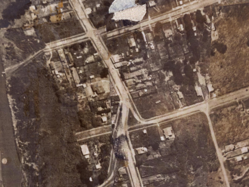 195 Union Street from the air, 1925-1929