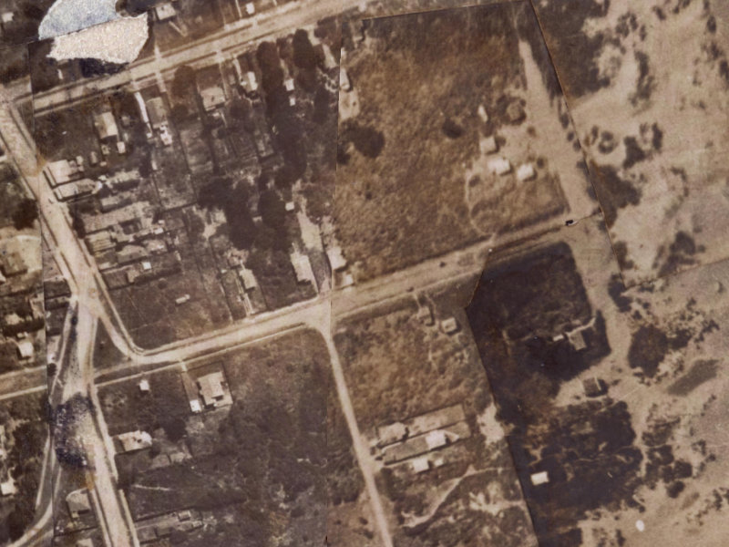 22 Jervois Street from the air, 1925-1929