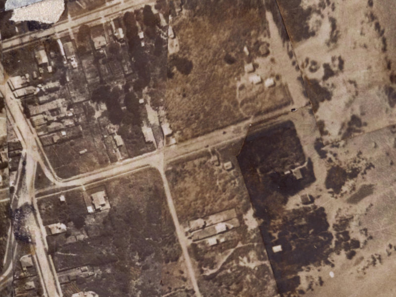 17 Jervois Street from the air, 1925-1929