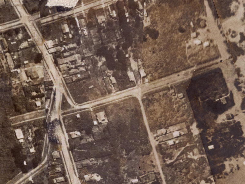 Jervois Street from the air, 1925-1929