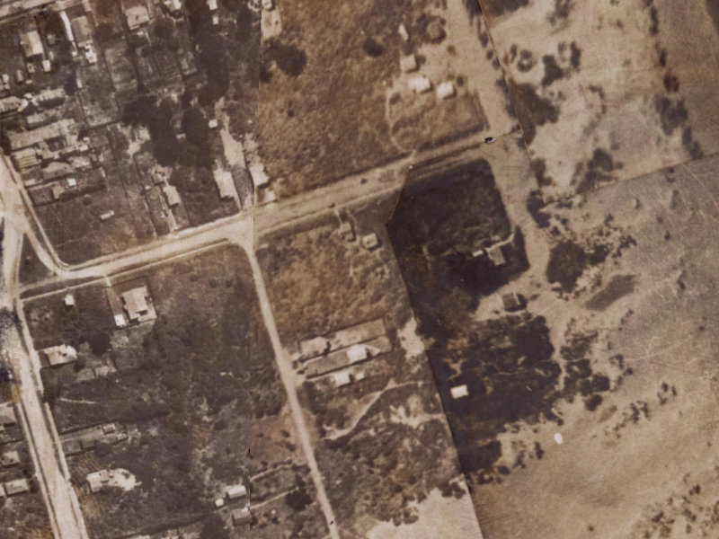 15 Jervois Street from the air, 1925-1929