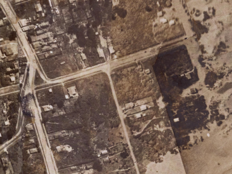 1 Pine Avenue from the air, 1925-1929