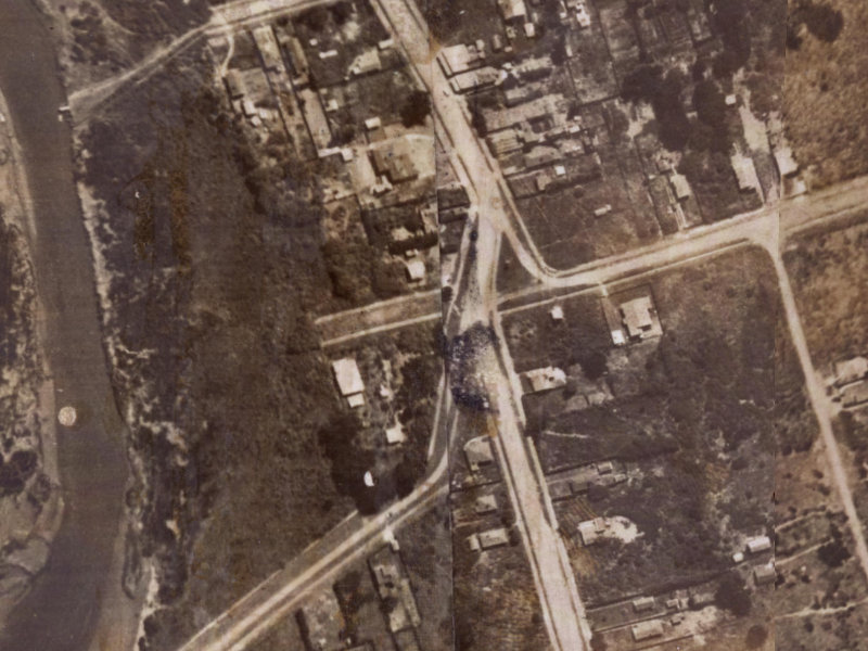 46 Jervois Street from the air, 1925-1929