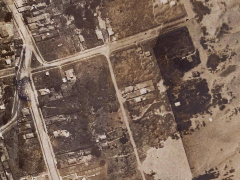 13 Pine Avenue from the air, 1925-1929