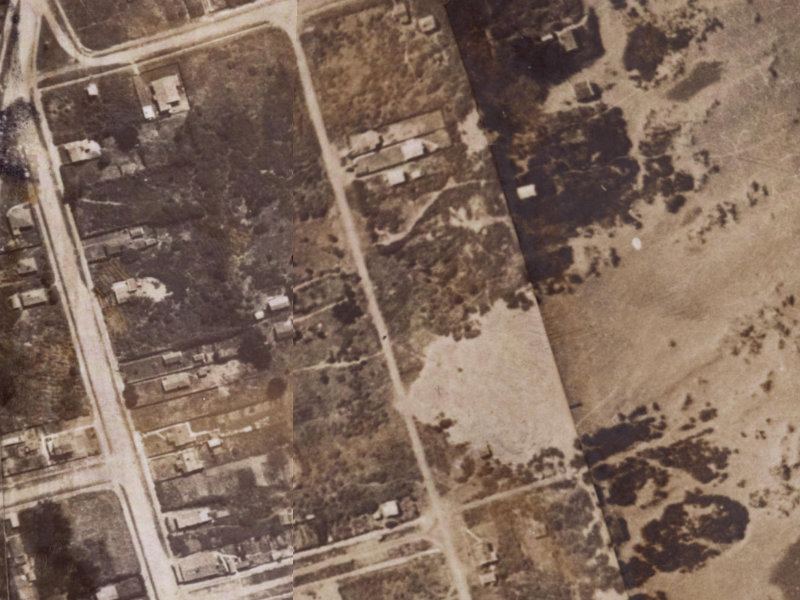 25 Pine Avenue from the air, 1925-1929