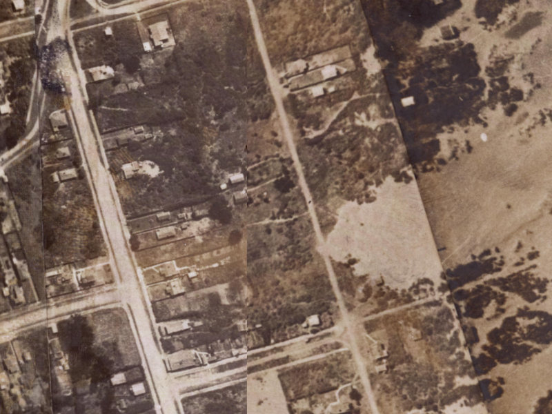 32 Pine Avenue from the air, 1925-1929