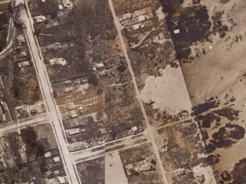 40 Pine Avenue from the air, 1925-1929