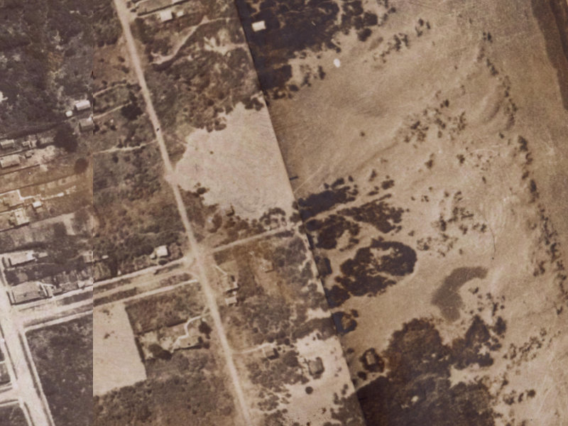 10 Bellamy Avenue from the air, 1925-1929