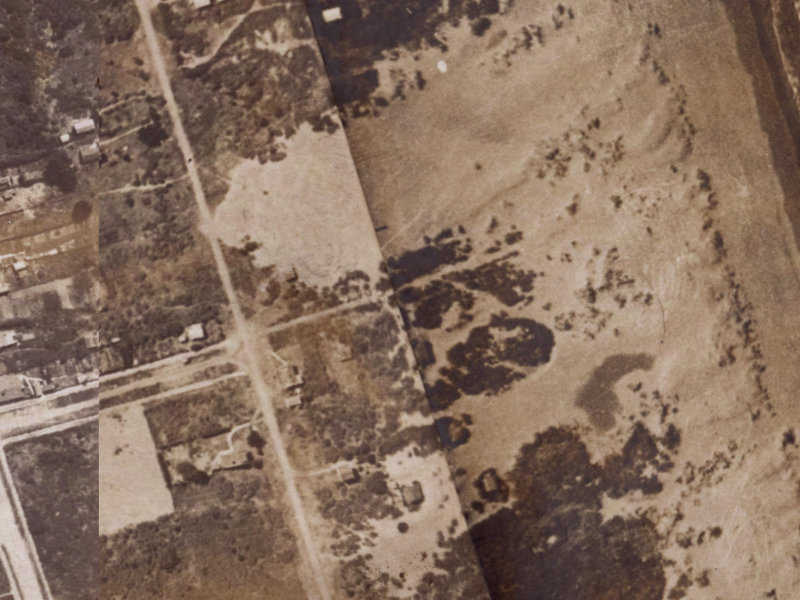 9 Bellamy Avenue from the air, 1925-1929