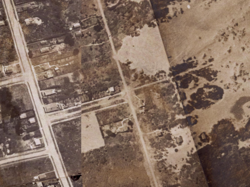 50 Pine Avenue from the air, 1925-1929