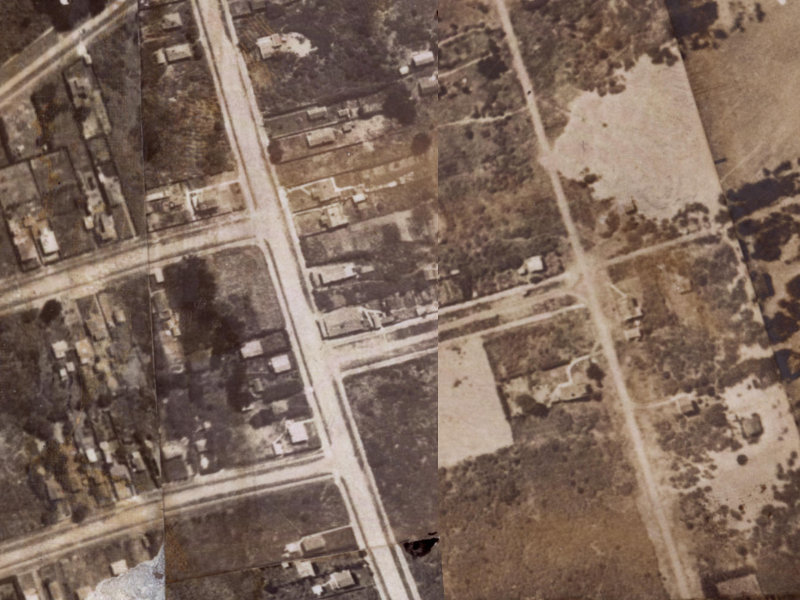 42 Bellamy Avenue from the air, 1925-1929