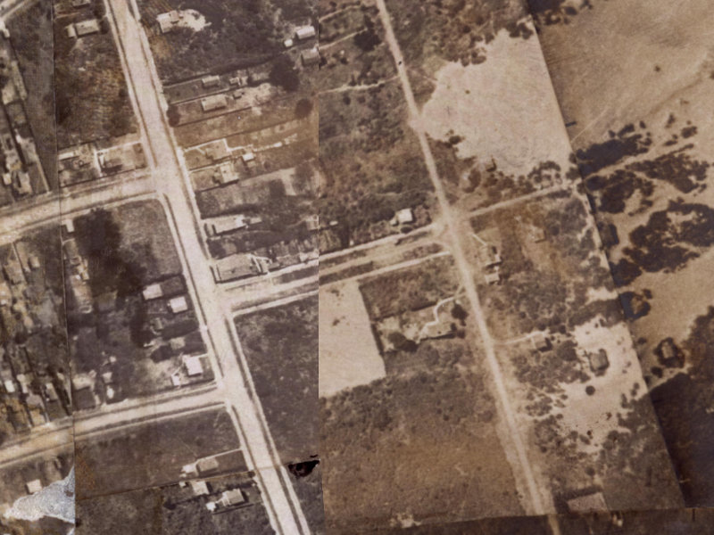 37 Bellamy Avenue from the air, 1925-1929