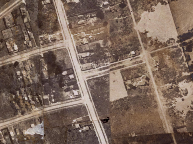 45 Bellamy Avenue from the air, 1925-1929