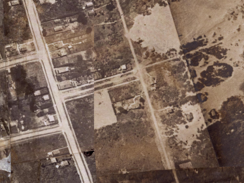 31 Bellamy Avenue from the air, 1925-1929
