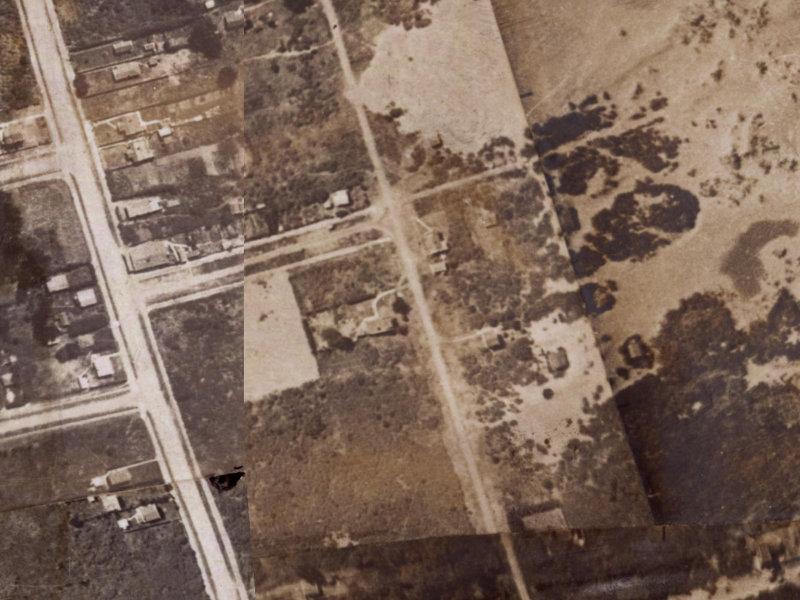 62 Pine Avenue from the air, 1925-1929