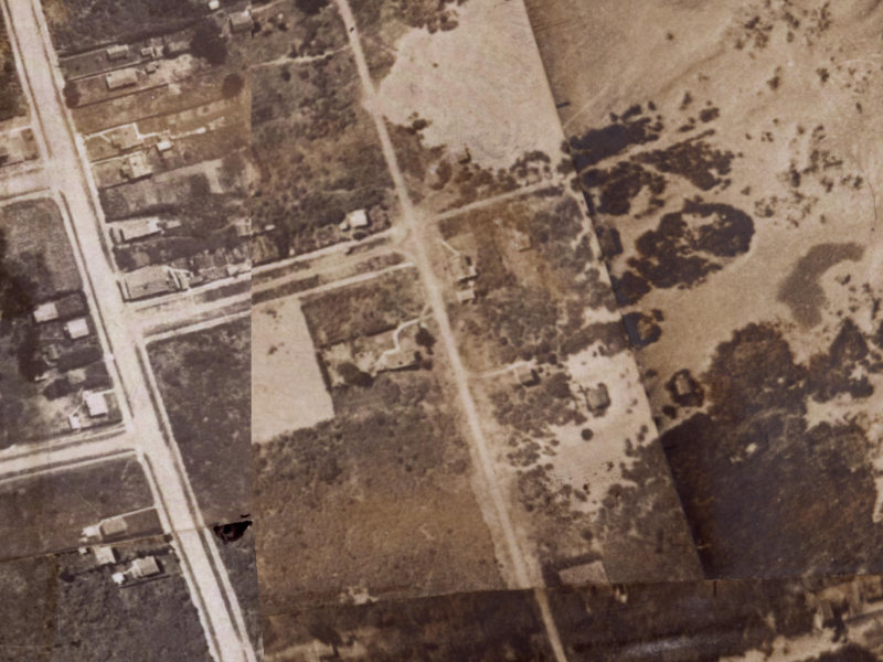 63 Pine Avenue from the air, 1925-1929