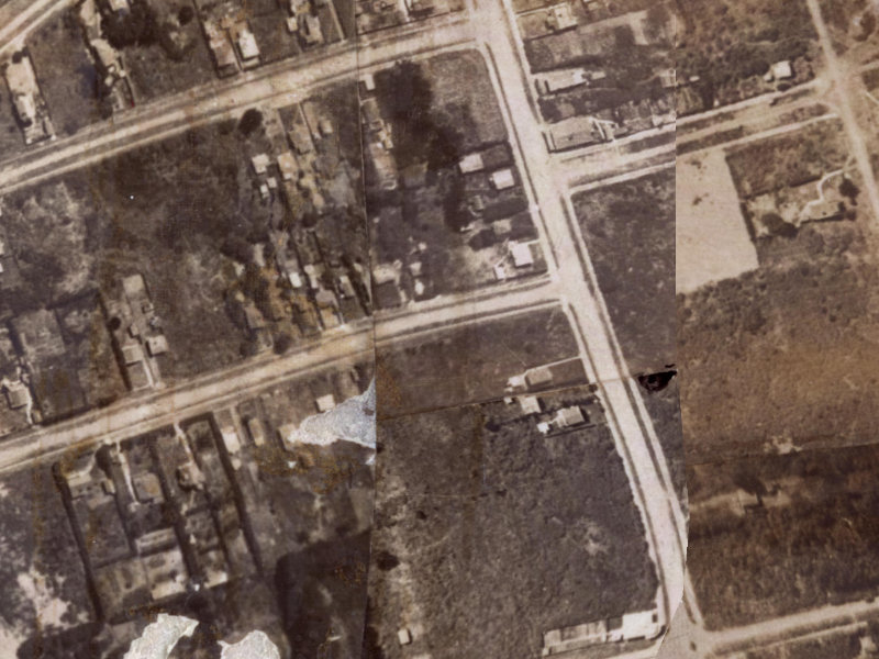 11 Blake Street from the air, 1925-1929